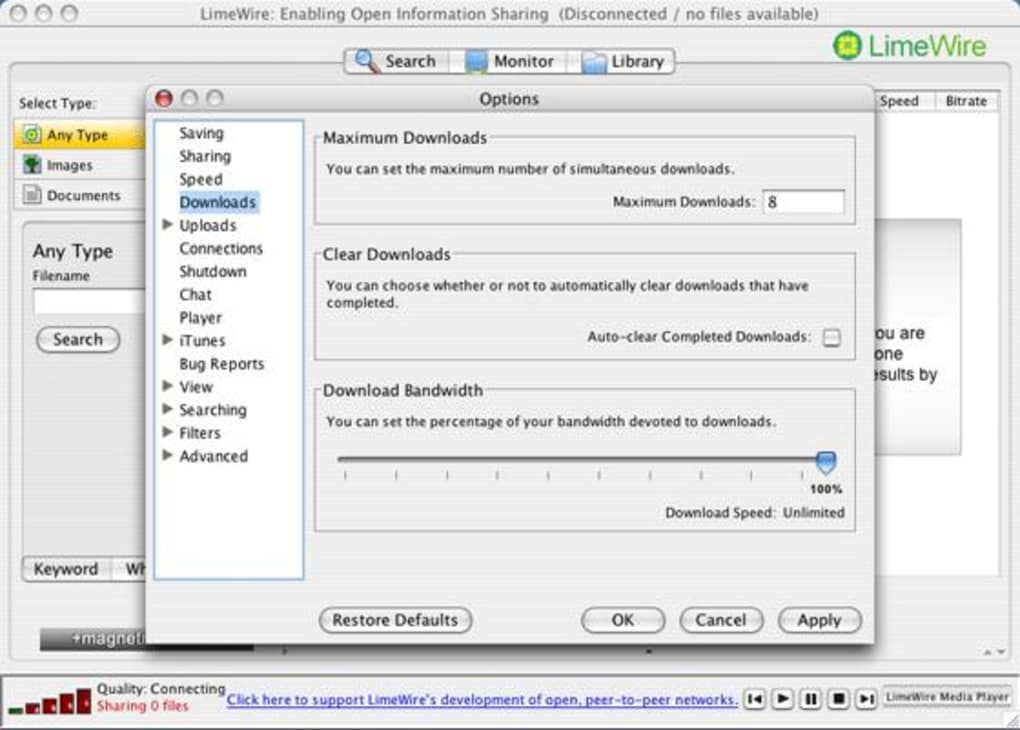 free music download sites for mac like limewire
